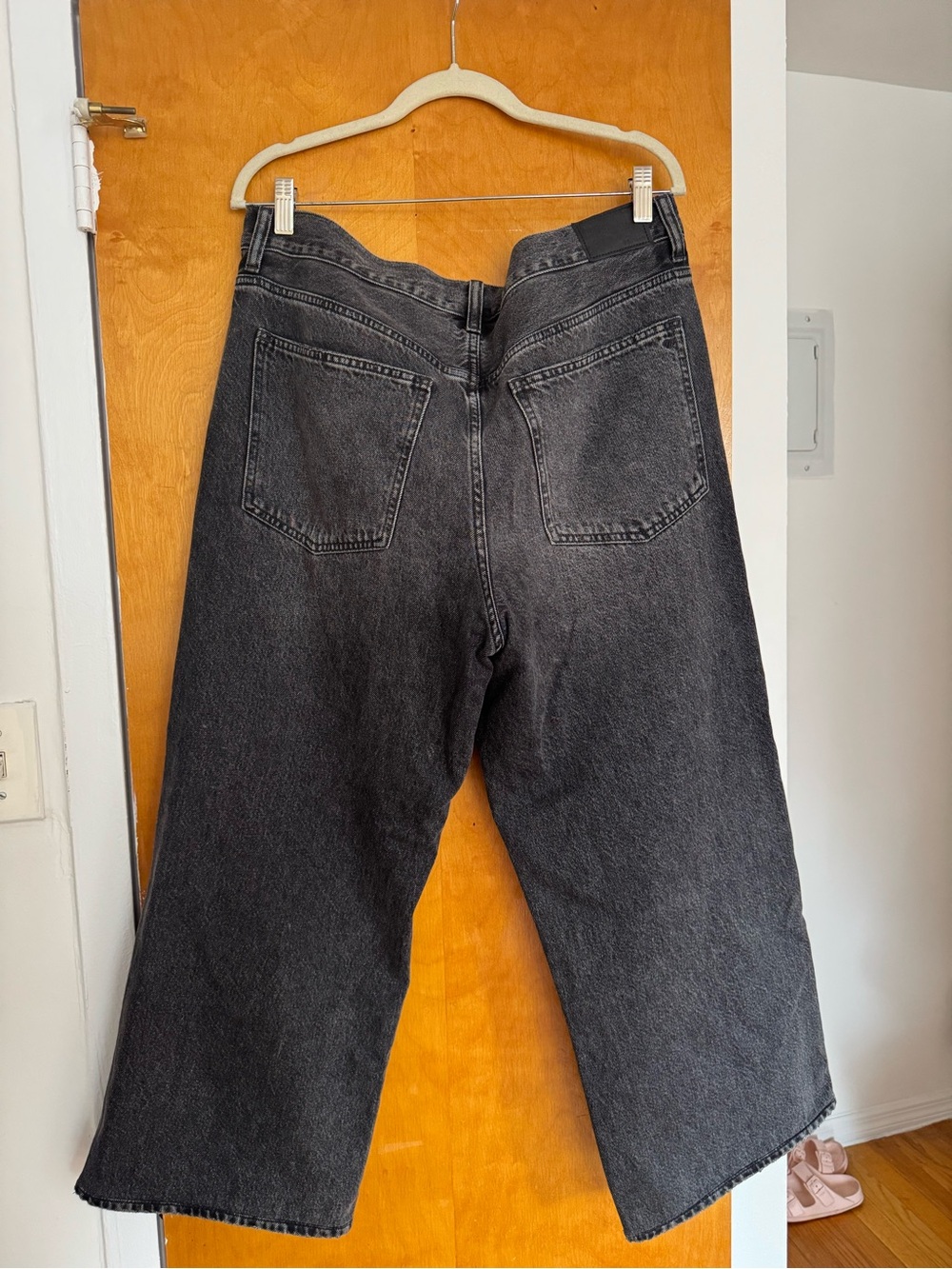 Madewell Washed Black Straight-Leg Jeans - Picture 3 of 6